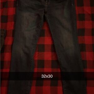 Men's Slim Straight Jeans - Dark Blue